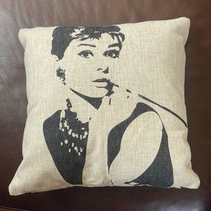 Audrey Hepburn pillow
